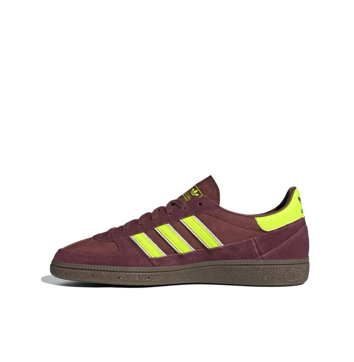 Adidas Spezial Burgundy & Neon Yellow Sneakers - photo 2
