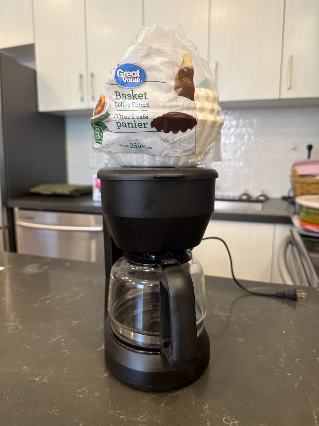 Great Value Basket Coffee Filters & Coffee Maker