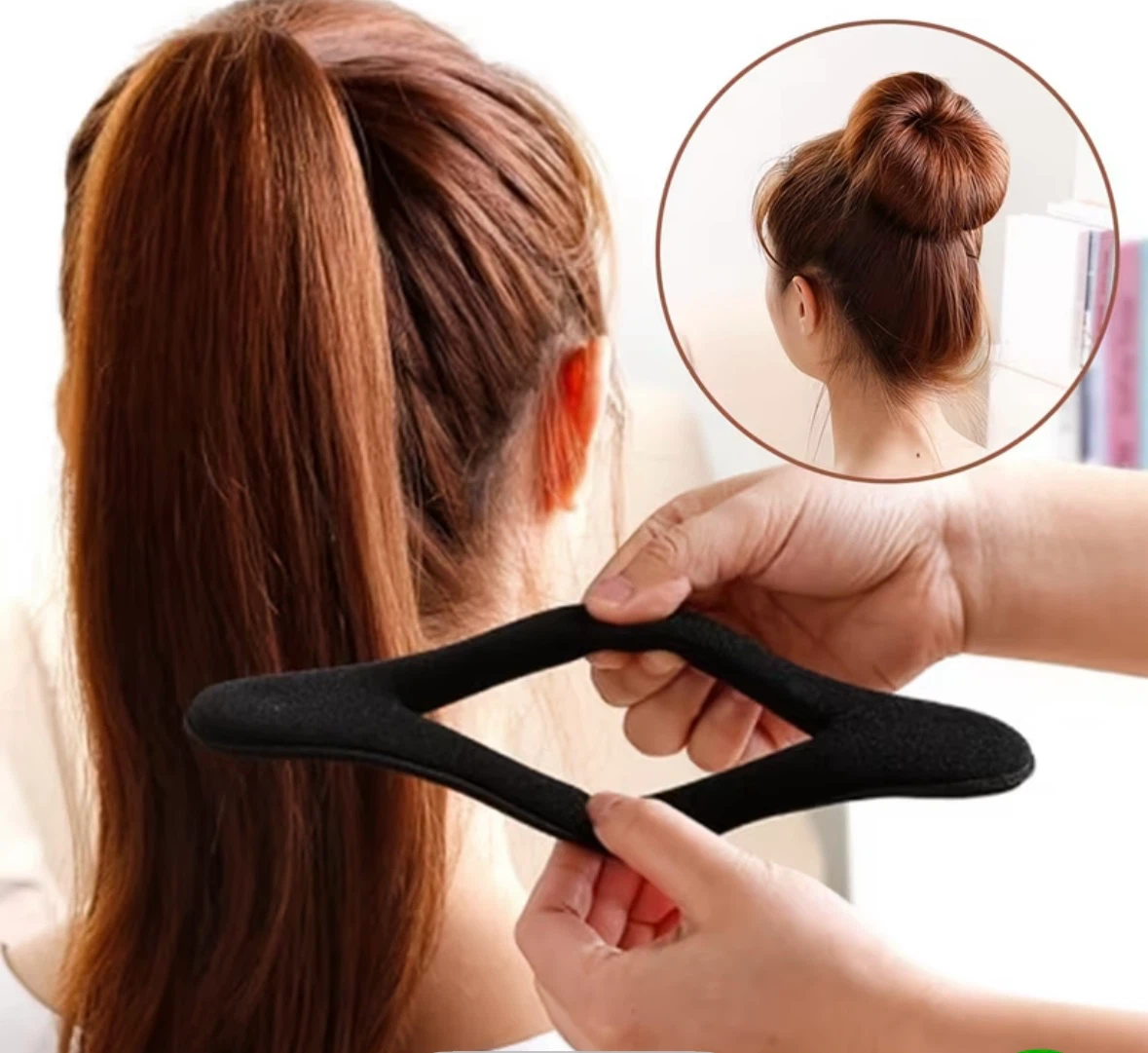 Black Hair Bun Maker Tool - photo 4