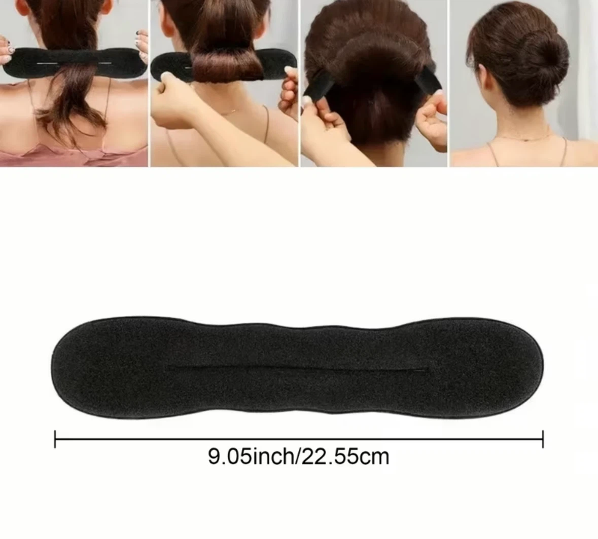Black Hair Bun Maker Tool - photo 5