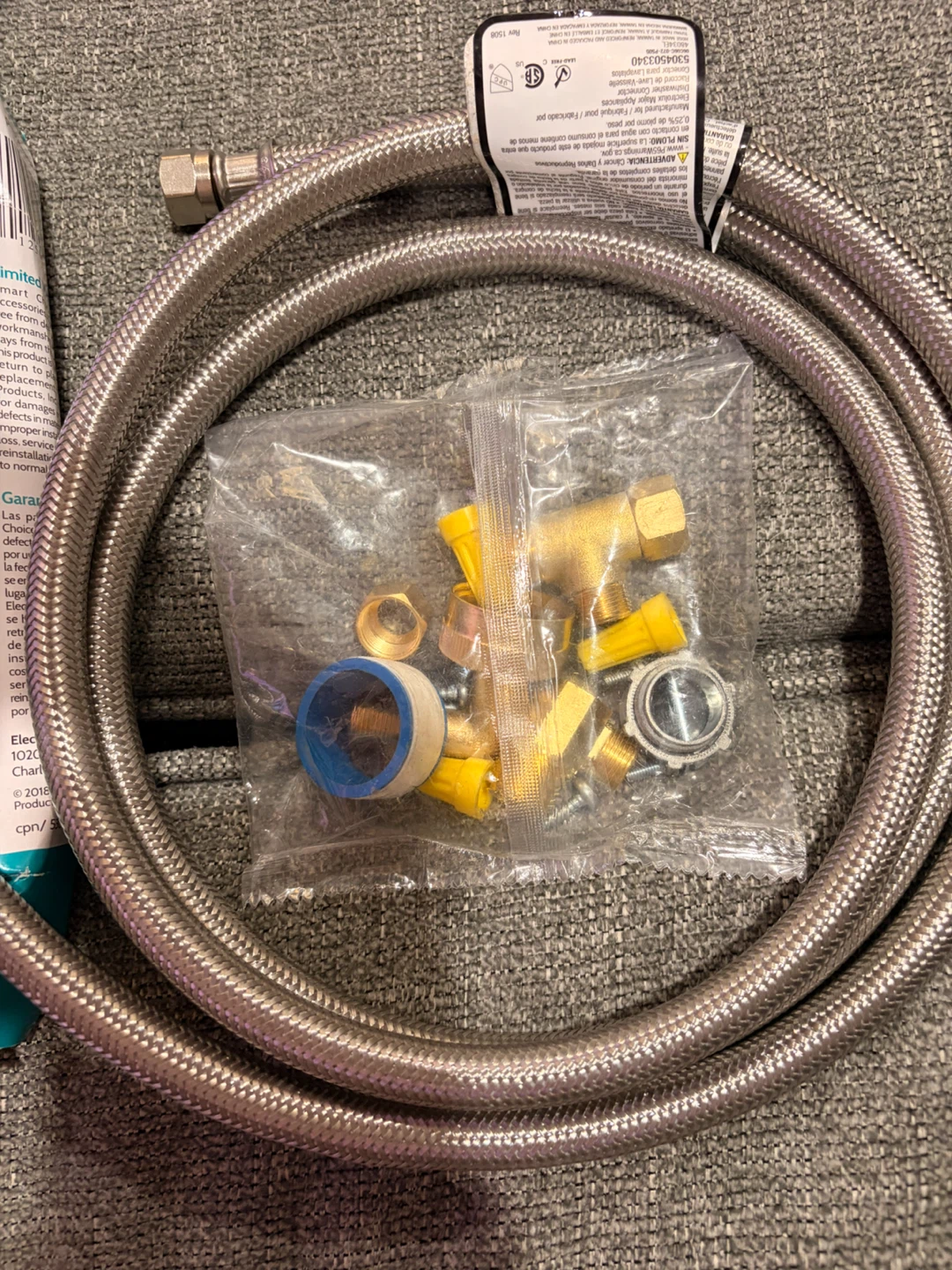 Dishwasher waterline Install kit - photo 3