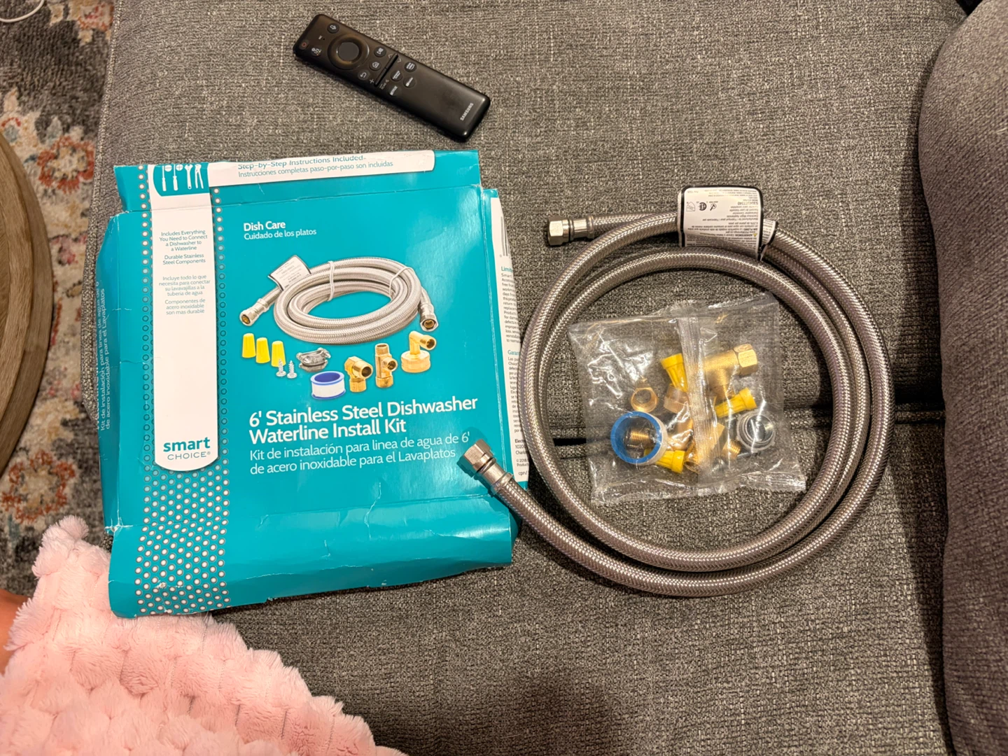 Dishwasher waterline Install kit