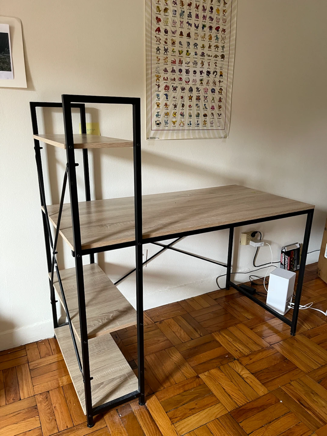 Desk with Shelving - photo 2