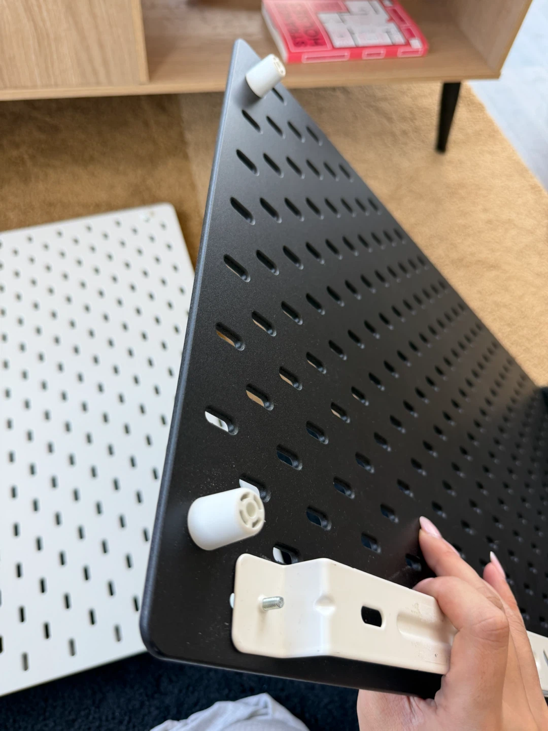 IKEA Pegboard Set - White and Black - photo 3