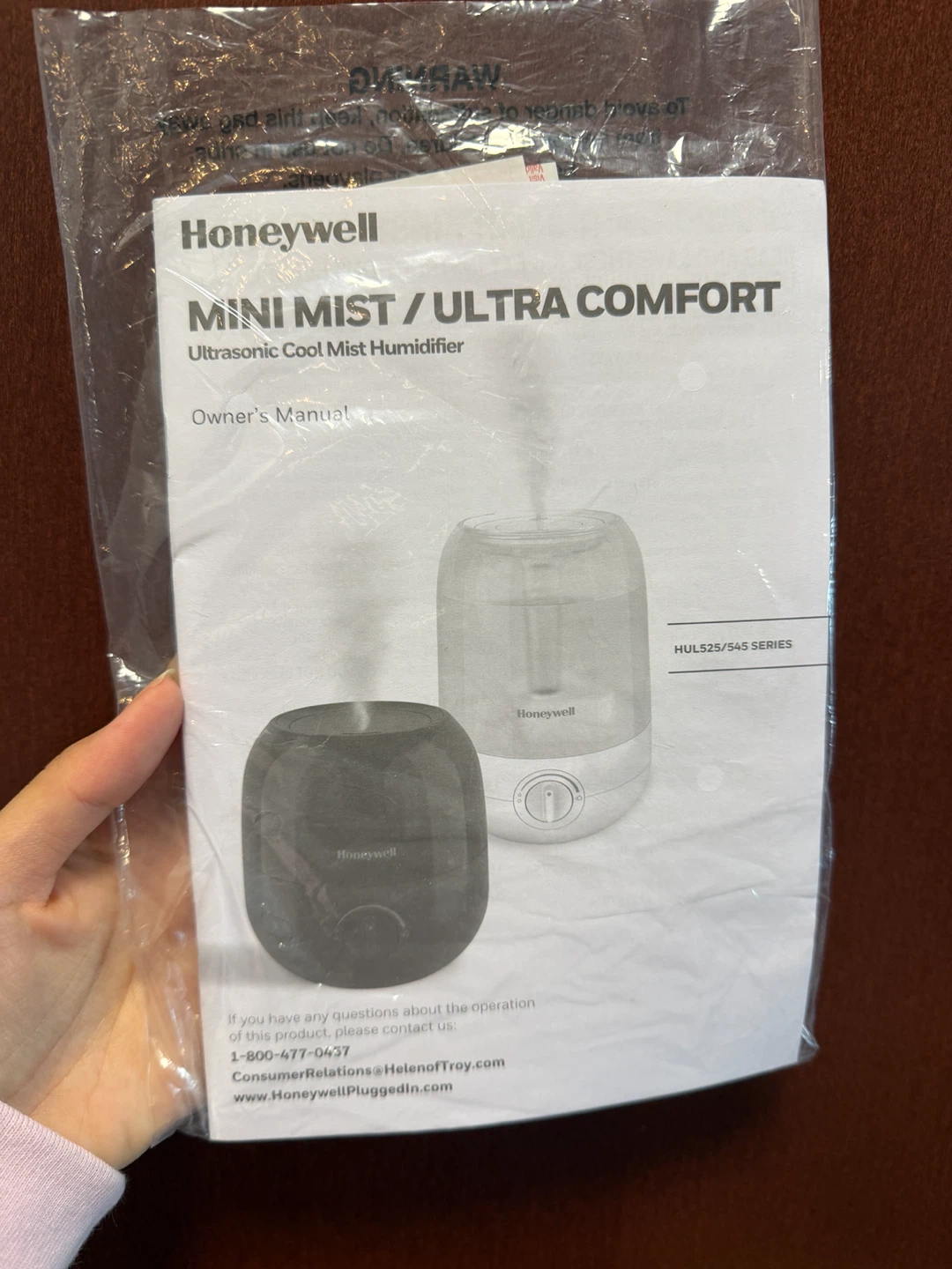 Honeywell Ultra Comfort Ultrasonic Cool Mist Humidifier