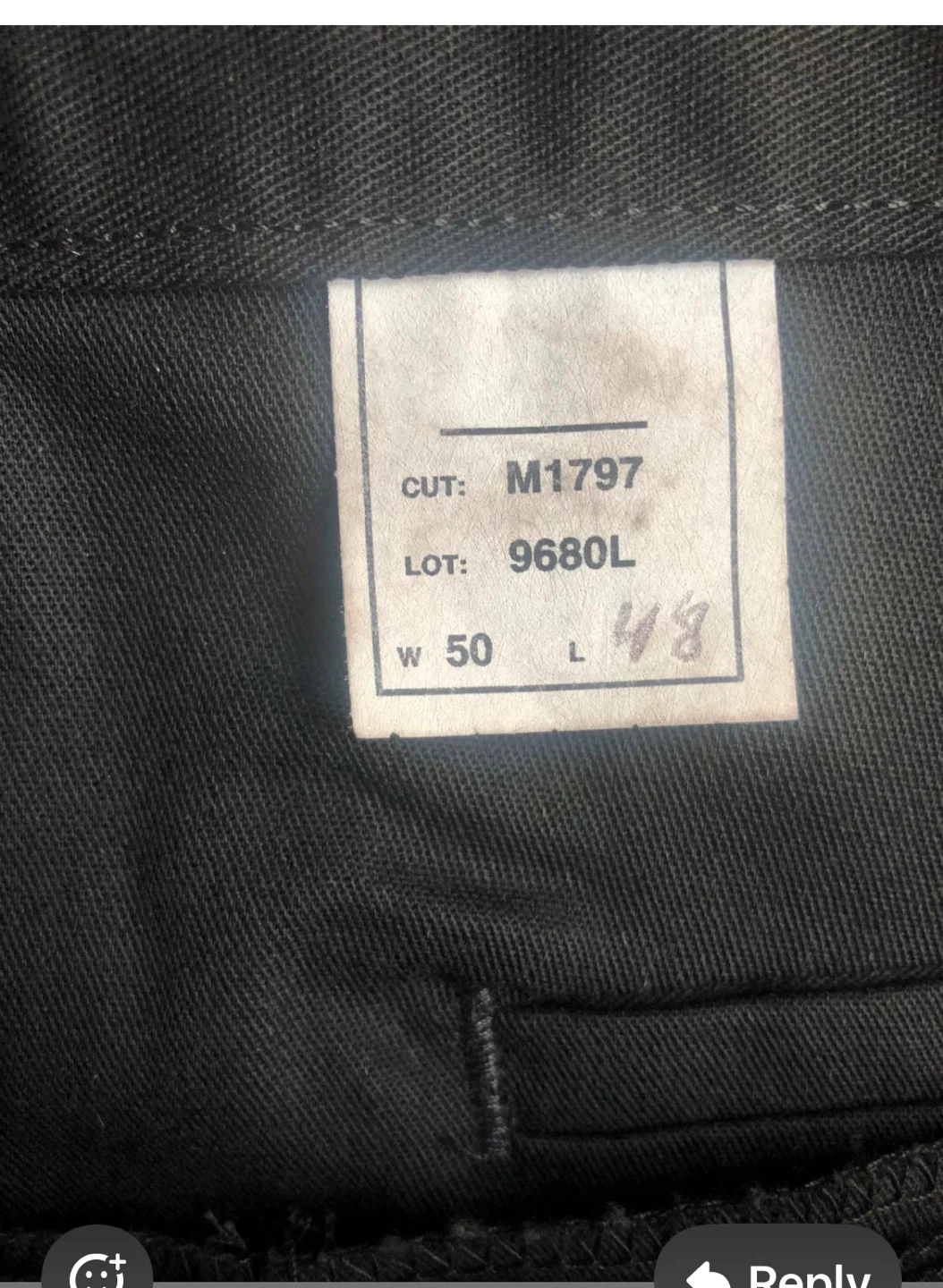 Black Dress Pants - Size 50 Waist 40 L - photo 3