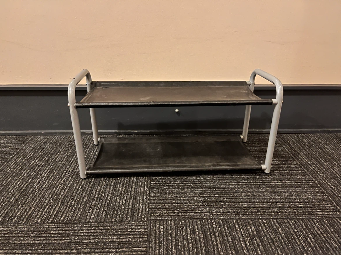 2-Tier Metal Shoe Rack