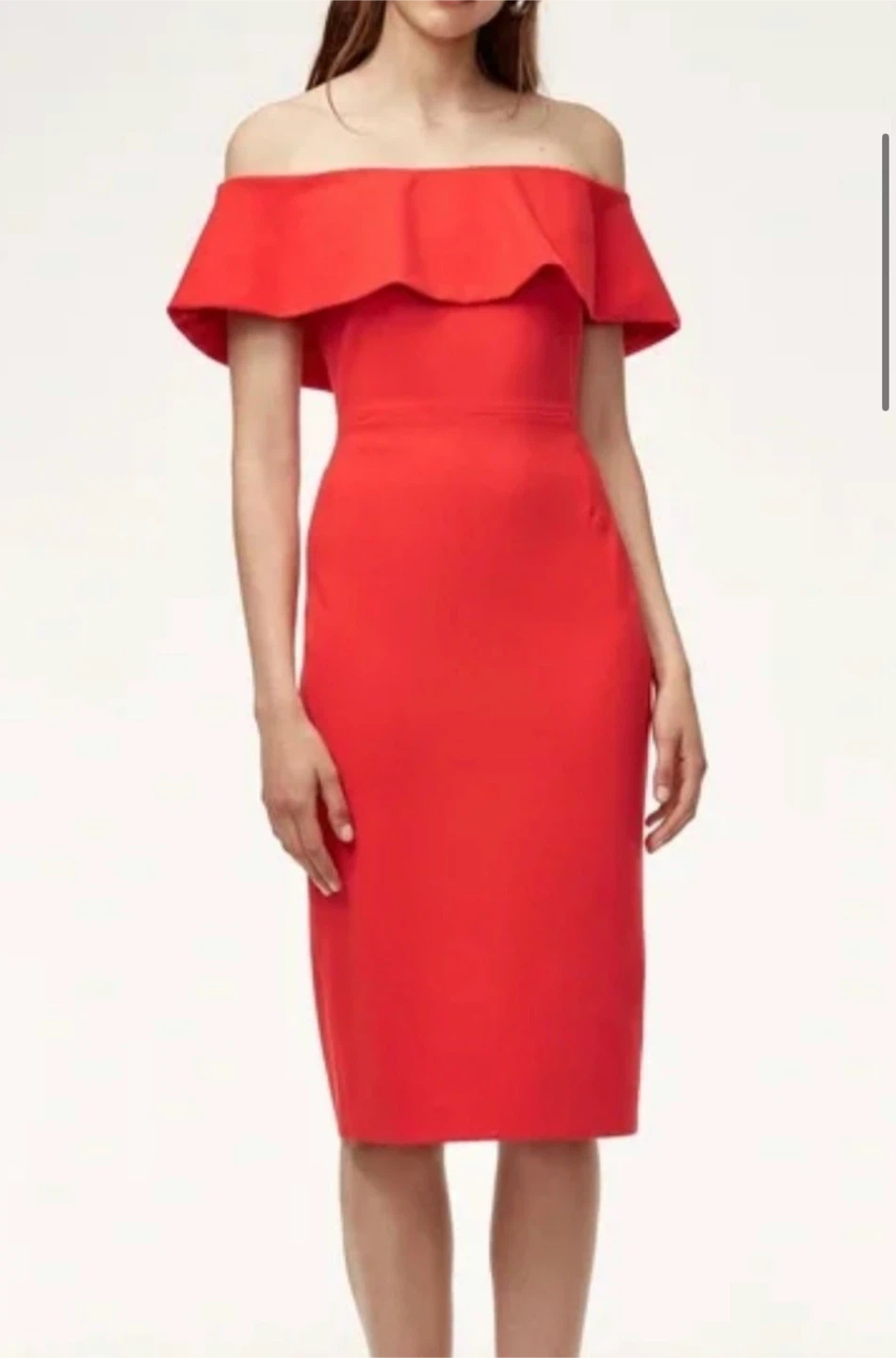 Aritzia Babaton Ruslan Red dress