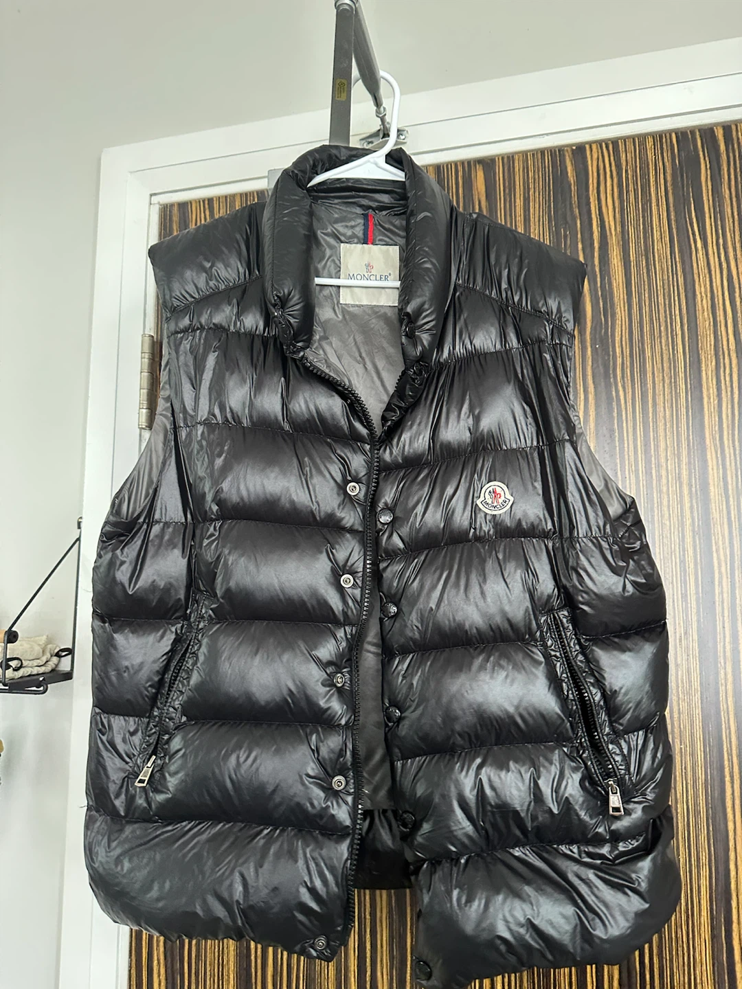Moncler Black Down Vest