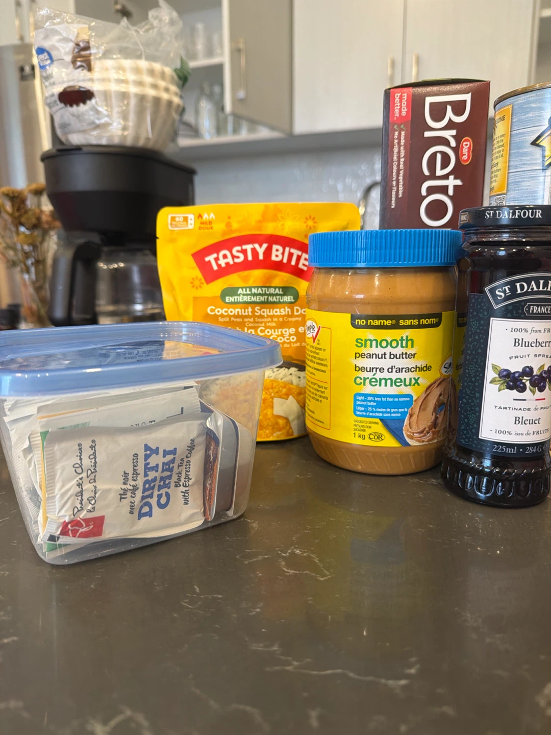 Assorted pantry staples: Peanut Butter, Jam, Oats, and more - photo 2