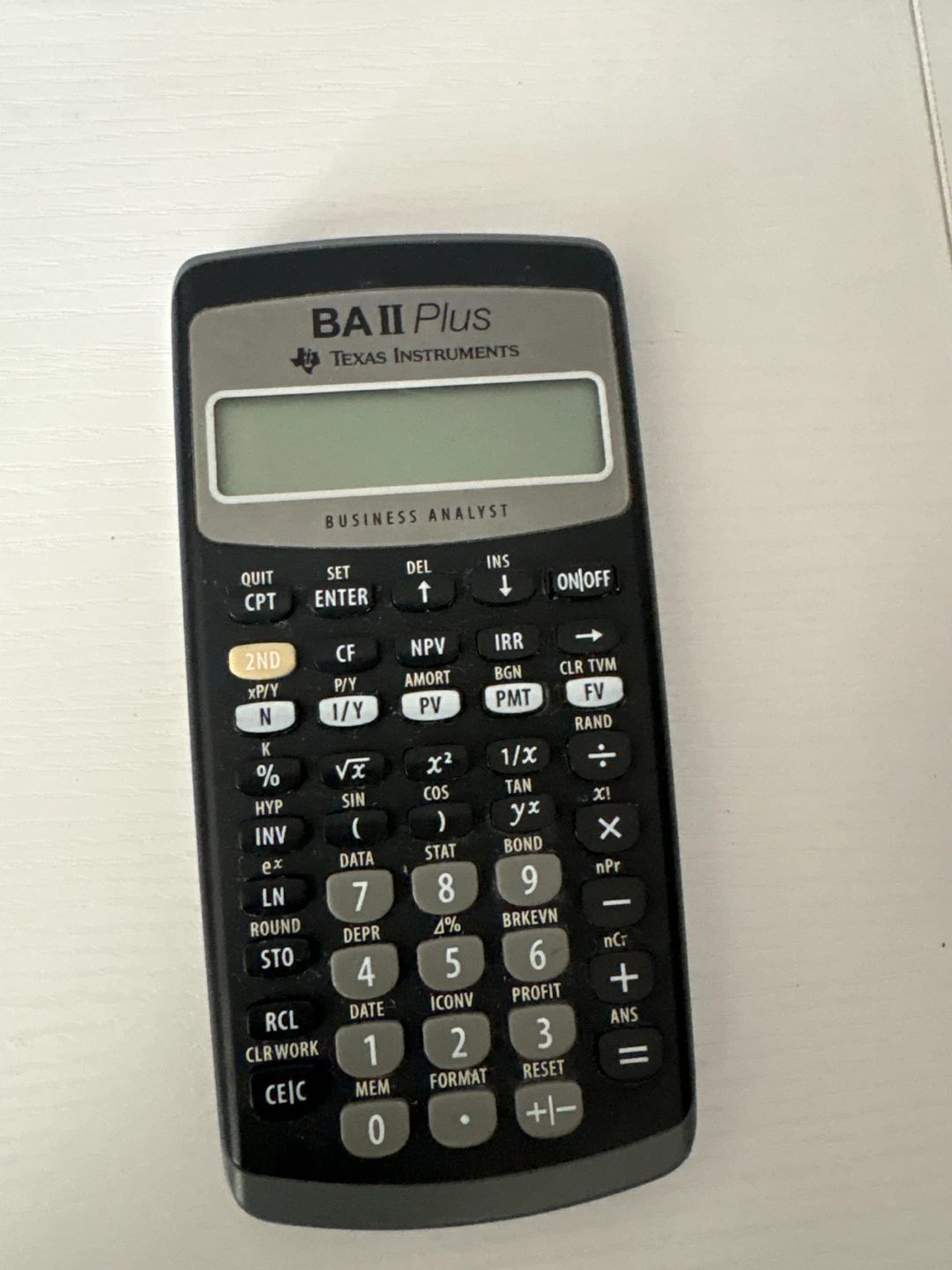 Texas Instruments BA II Plus Business Analyst Calculator