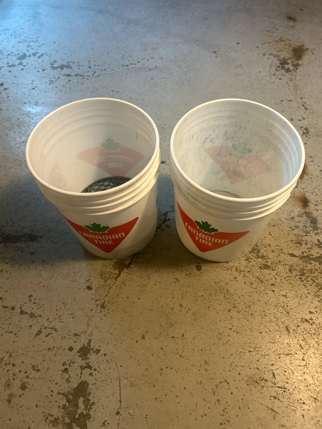 Canadian Tire Buckets (Set of 2)