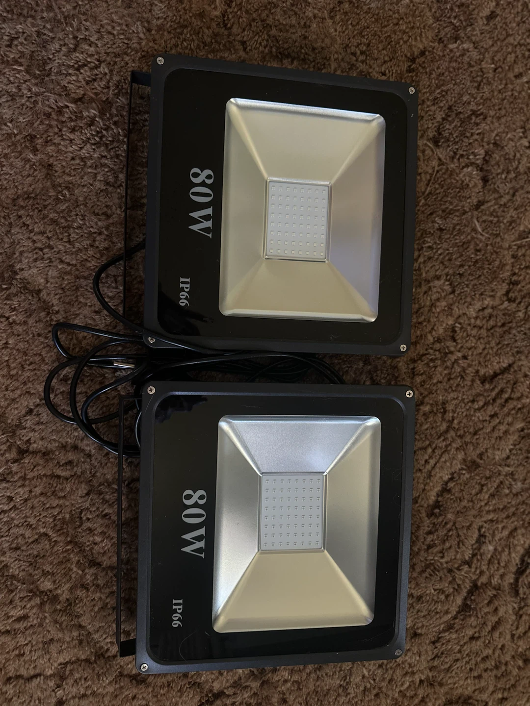 2 x 80W LED Flood Lights IP66