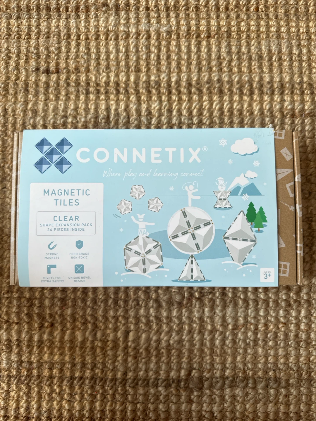 Connetix Magnetic Tiles Clear Shape Expansion Pack