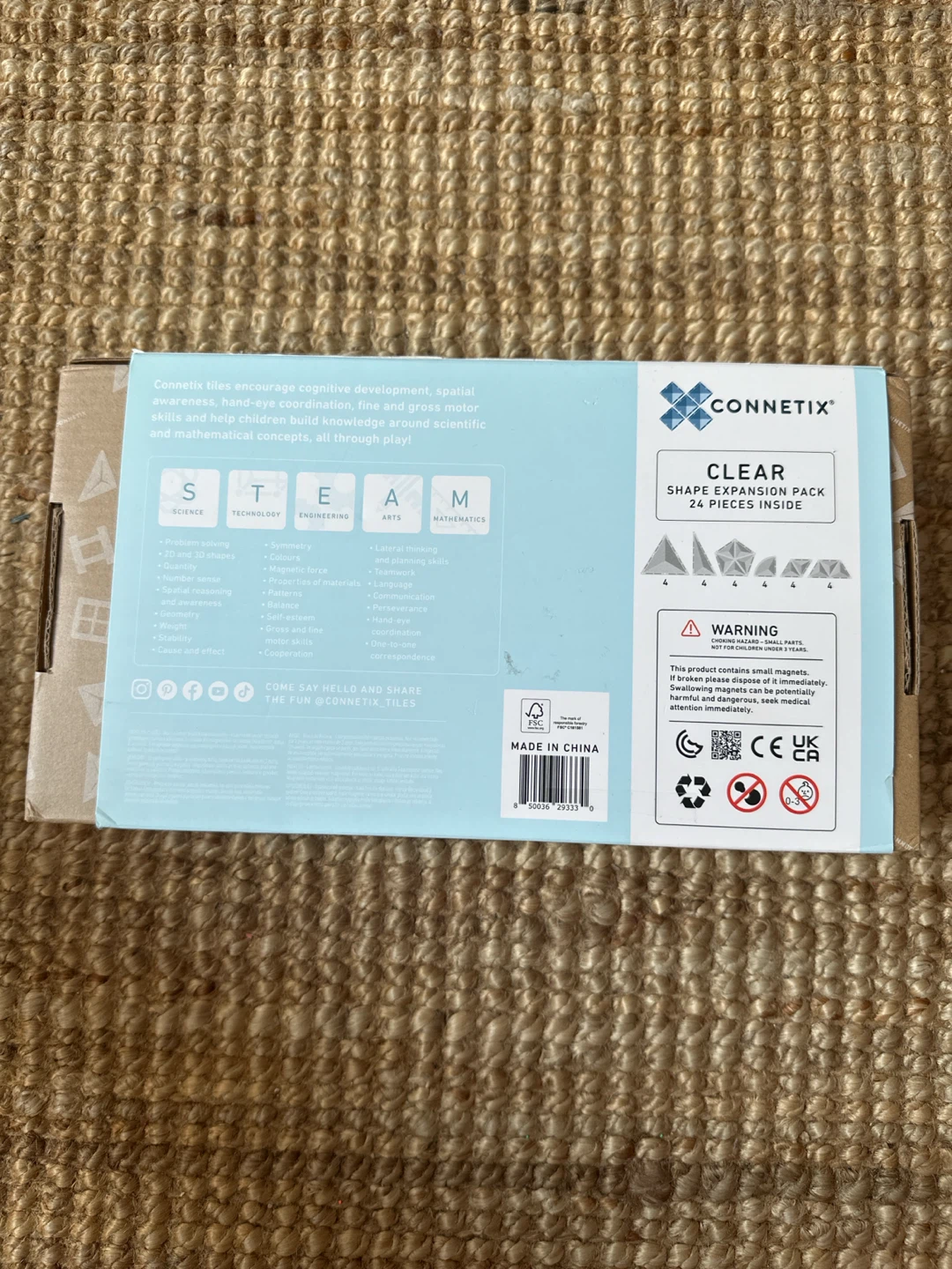 Connetix Magnetic Tiles Clear Shape Expansion Pack - photo 3