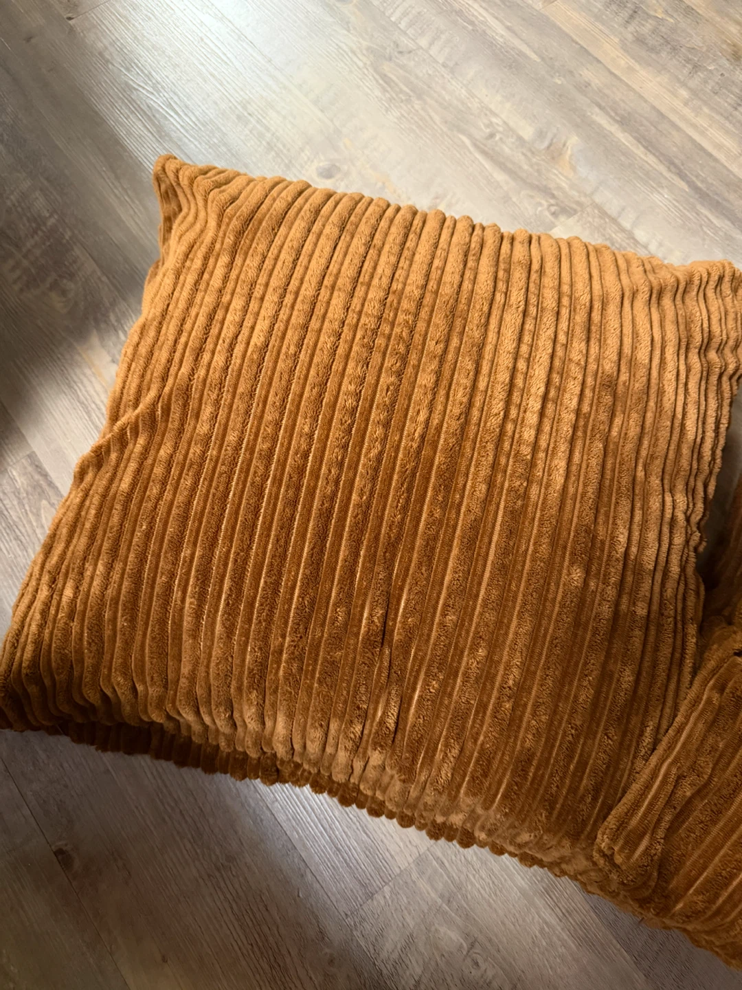 Corduroy Throw Pillow - Brown - photo 2