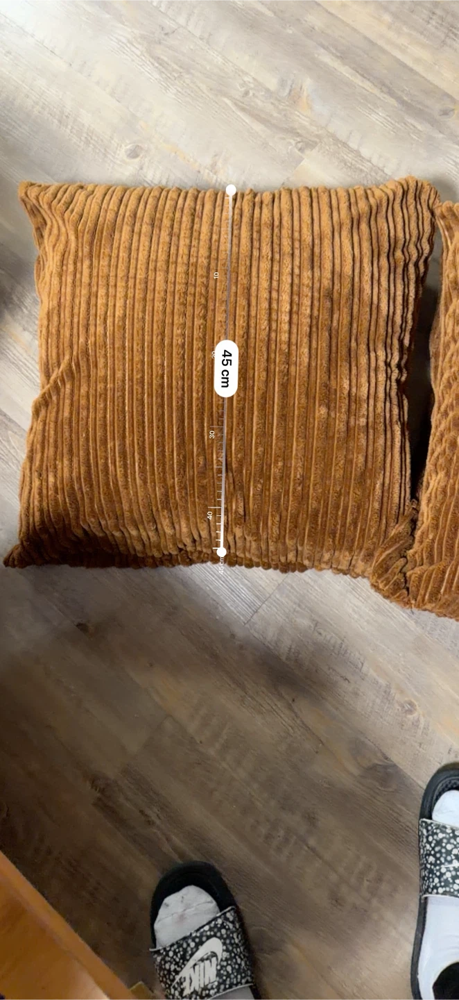 Corduroy Throw Pillow - Brown - photo 4