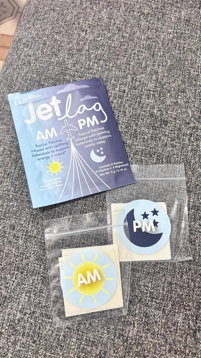 Jetlag AM/PM Topical Patches - 8 Patches