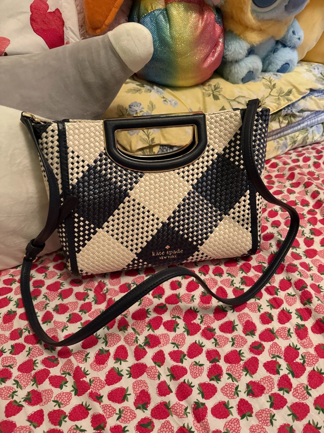 Kate Spade Woven Top Handle Bag