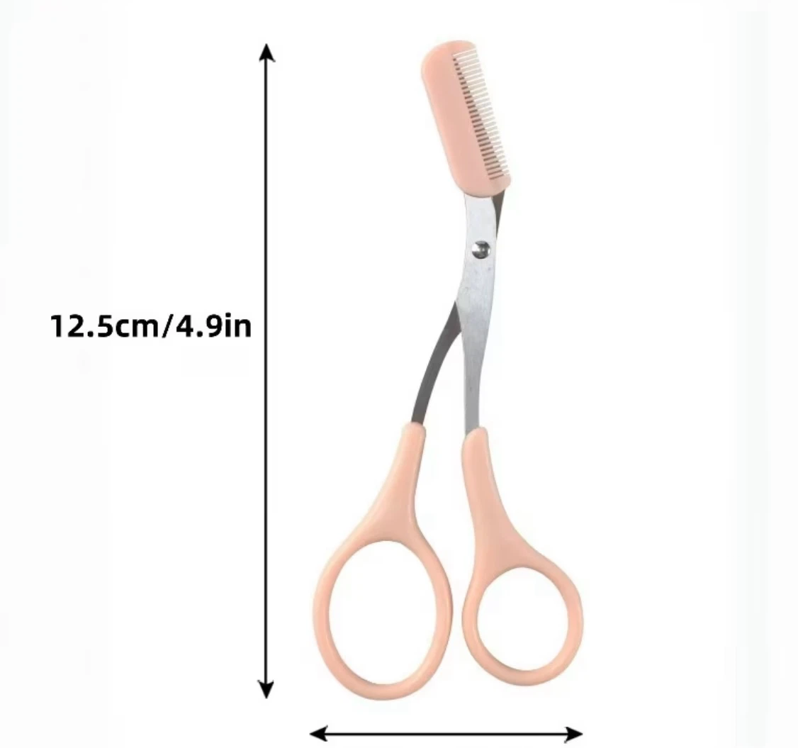 Eyebrow Trimmer Scissors with Comb - photo 3