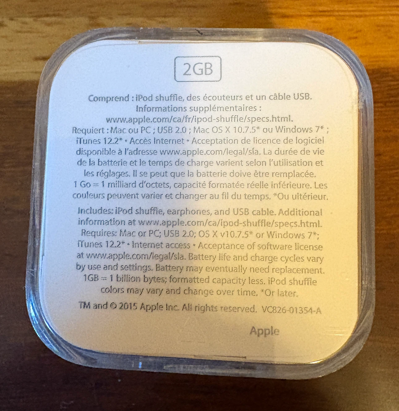 Apple iPod shuffle 2GB MP3 Player- new in box - photo 3