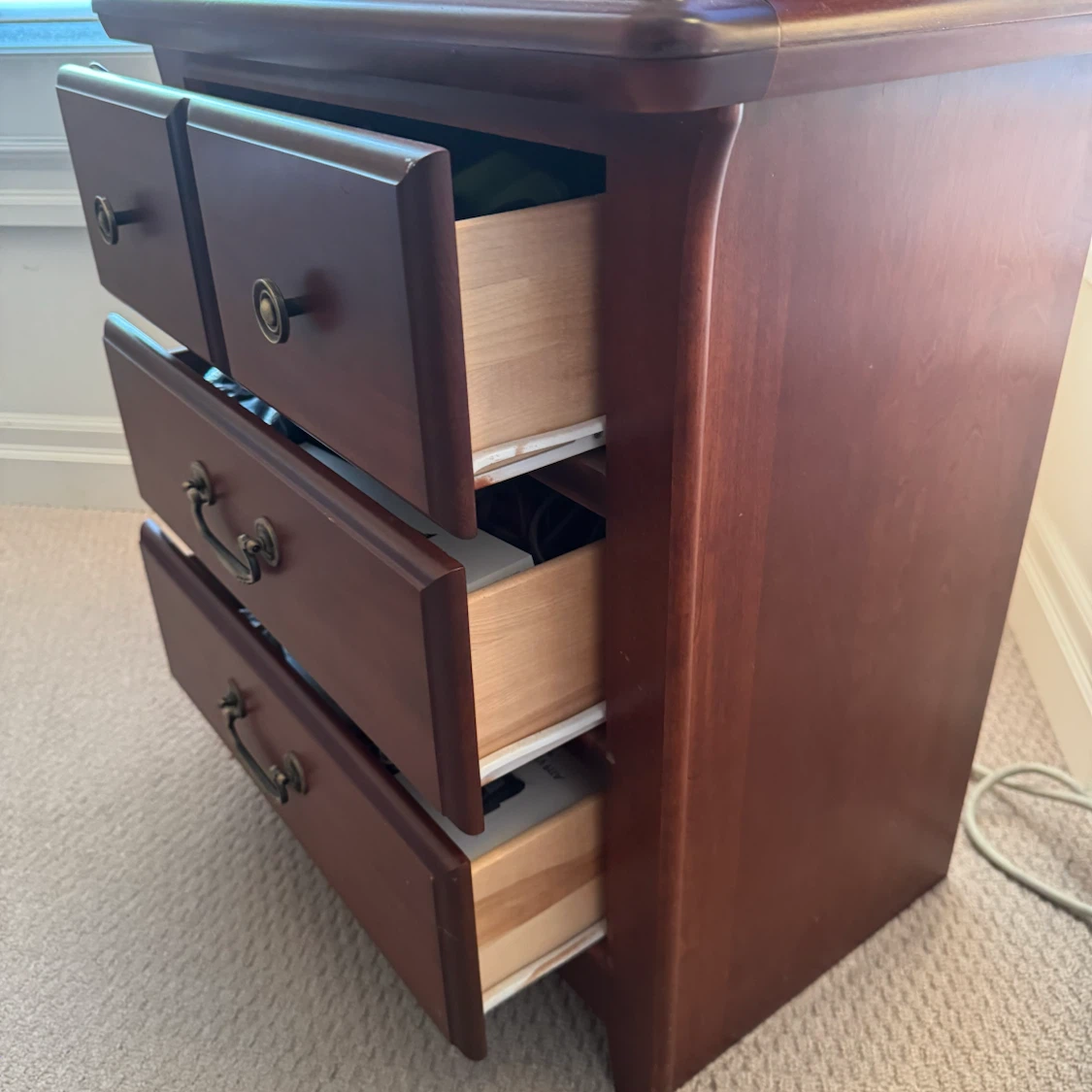 Wooden Dresser with Mirror - photo 4