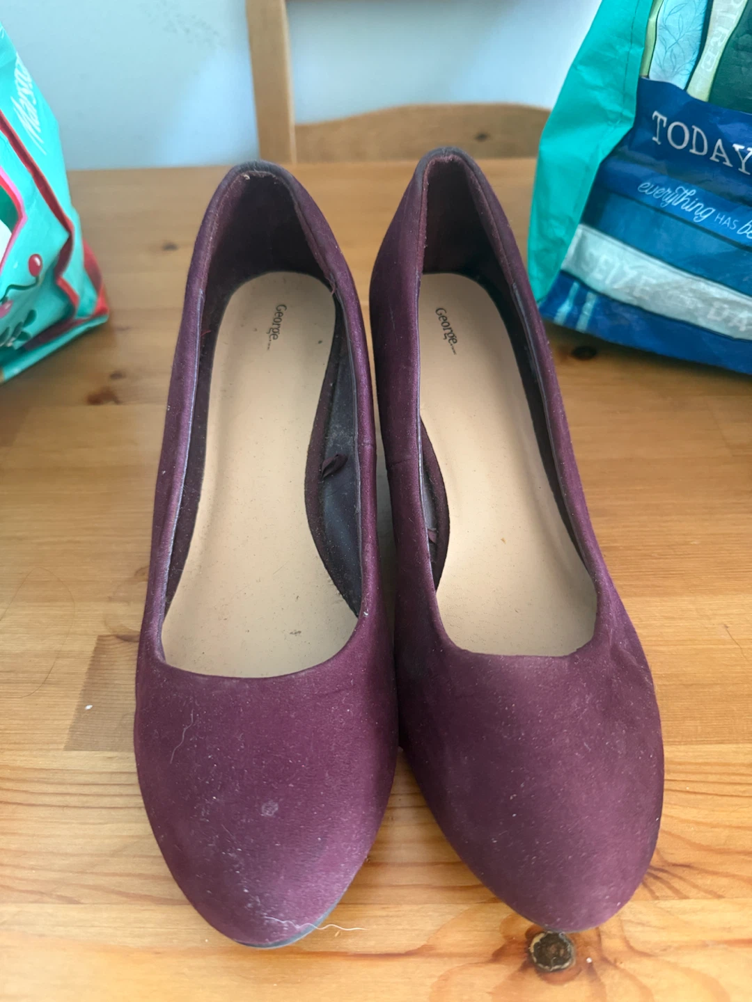 George Plum Wedge Heels