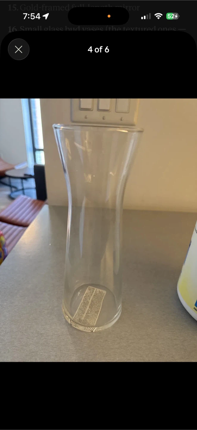 Assorted Glass Bud Vases