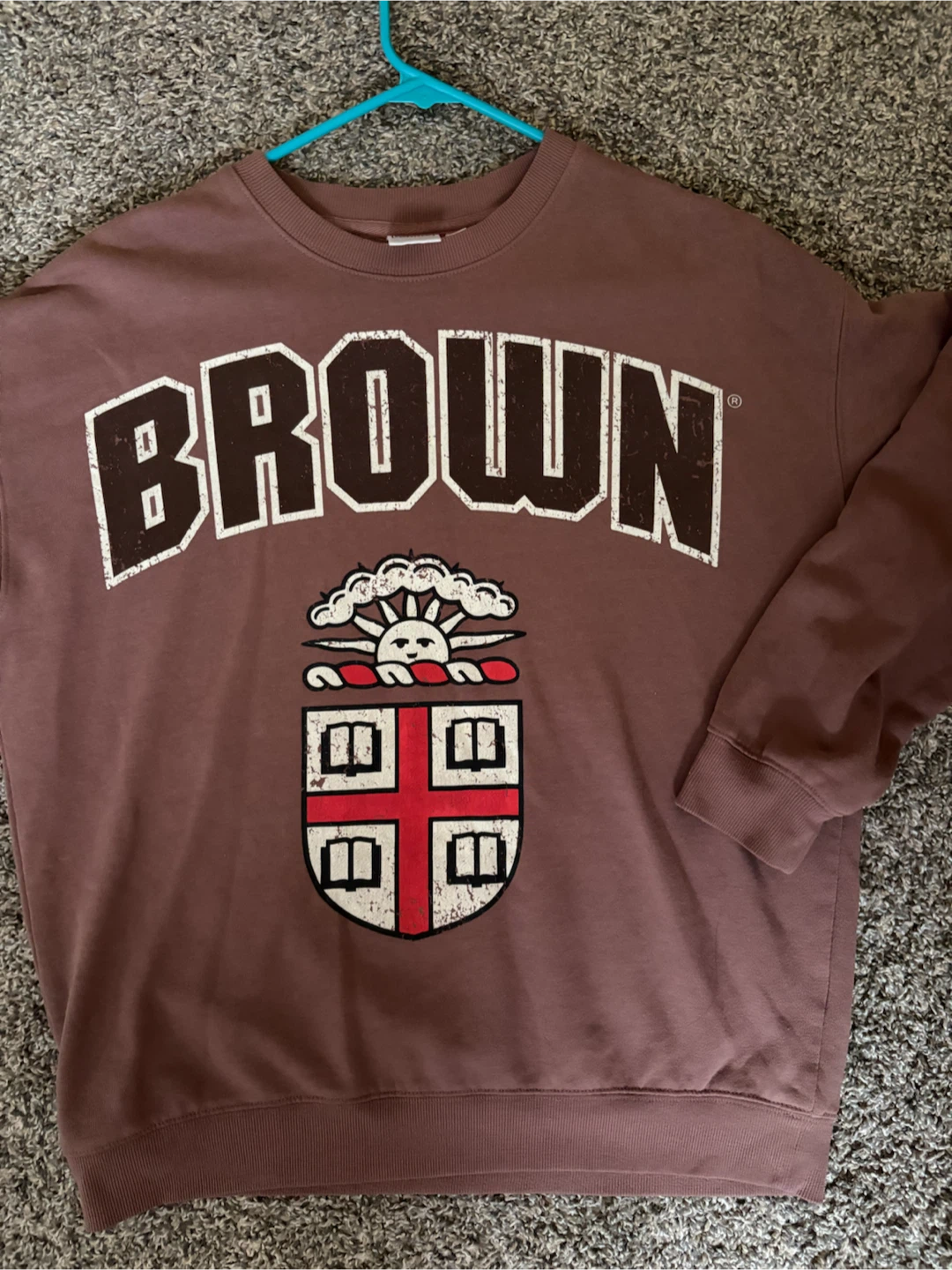 *THRIFTED* trdmrk- Brown University Crewneck - photo 2