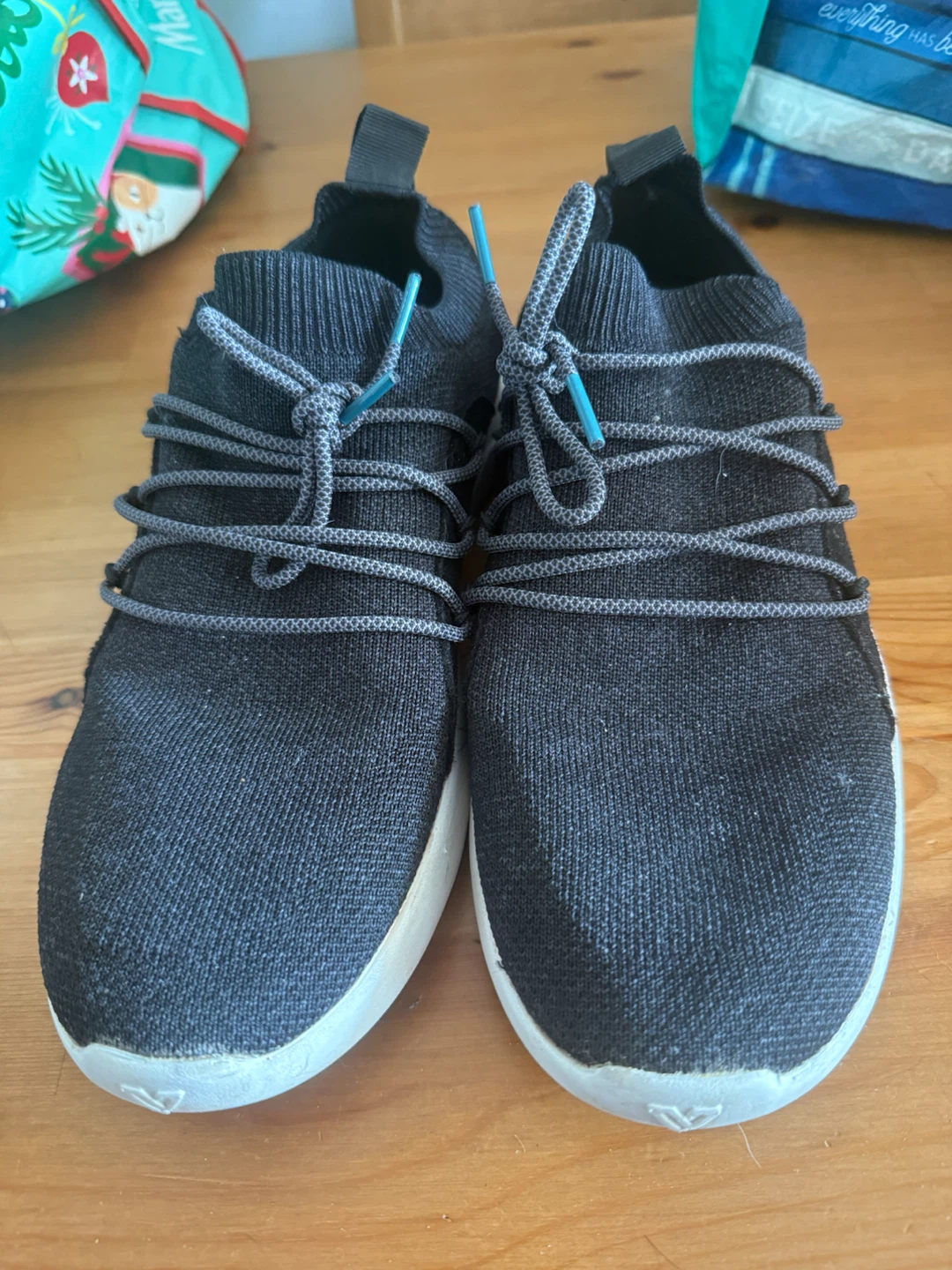 Vessi Black Knit Sneakers