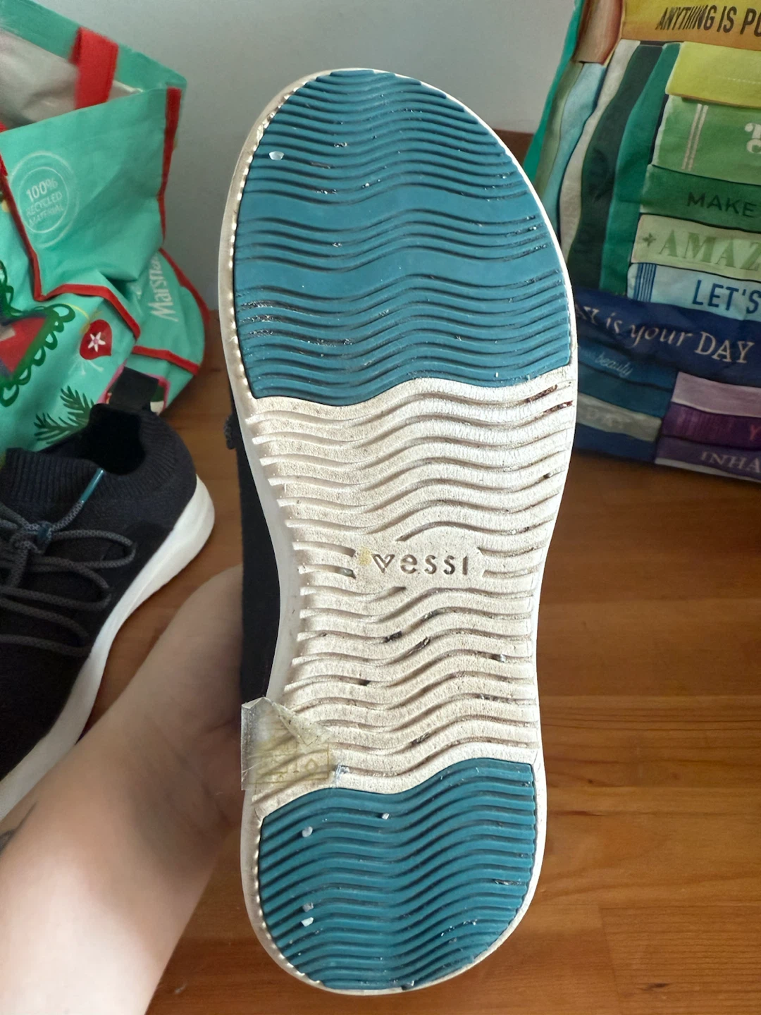 Vessi Black Knit Sneakers - photo 3