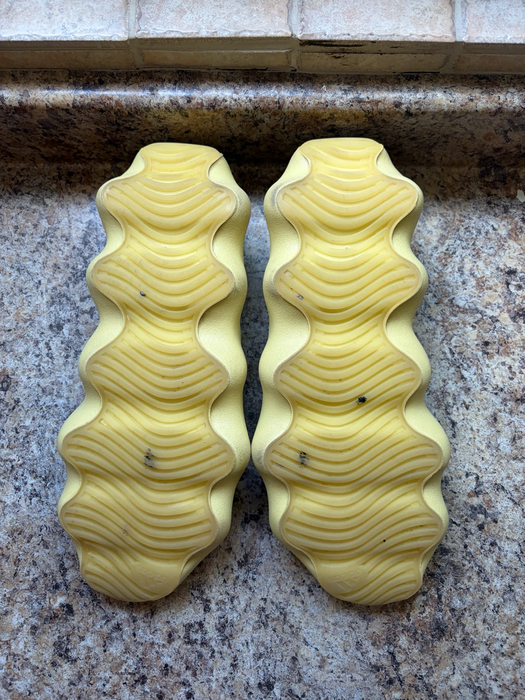 Yellow Adidas Yeezy Foam Runner Shoes - photo 5