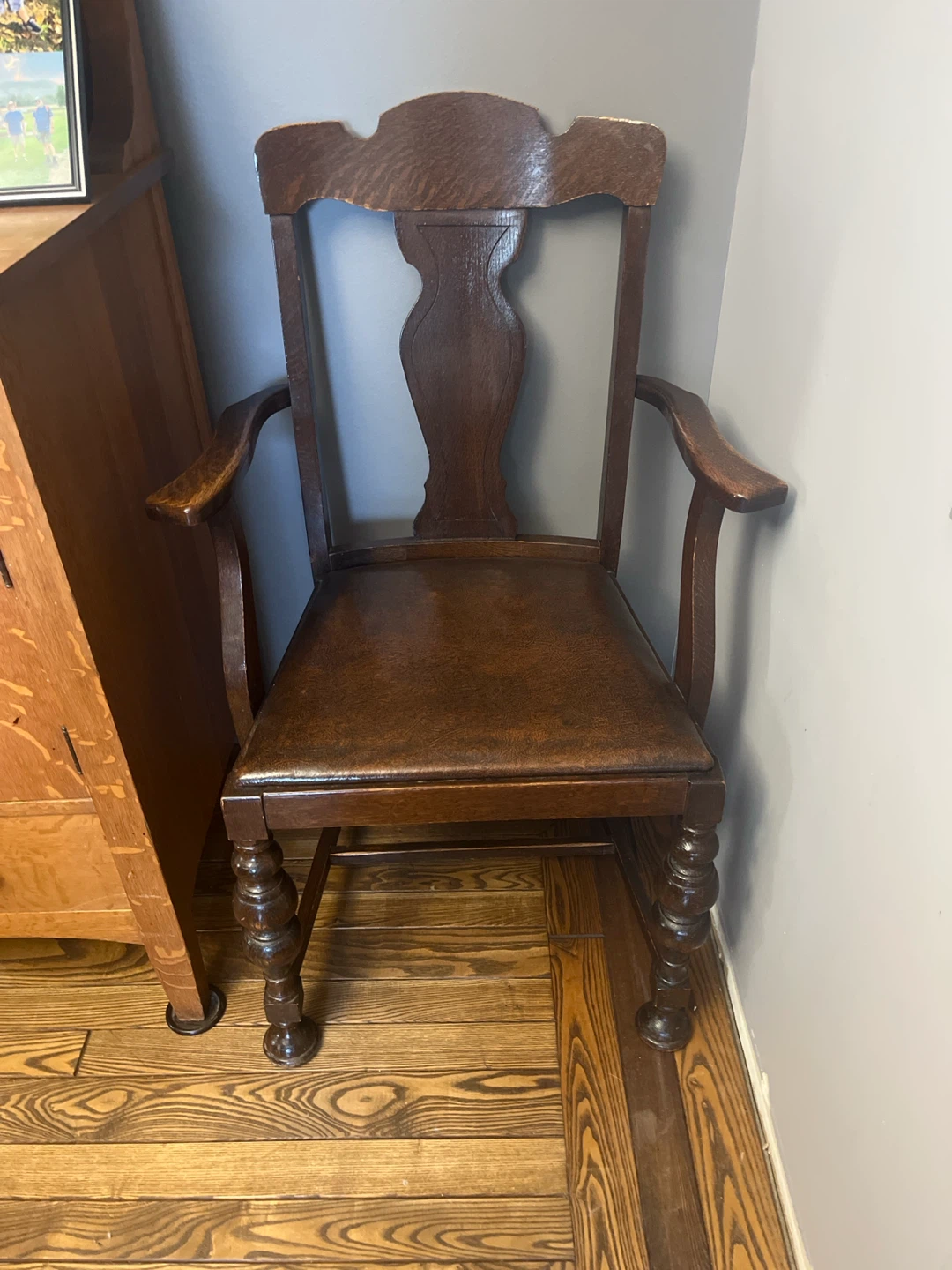 Vintage Wooden Armchair