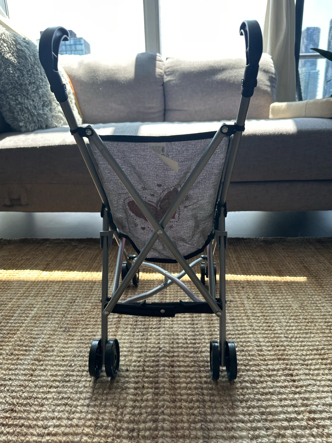 Doll Stroller with Butterfly Design - photo 2
