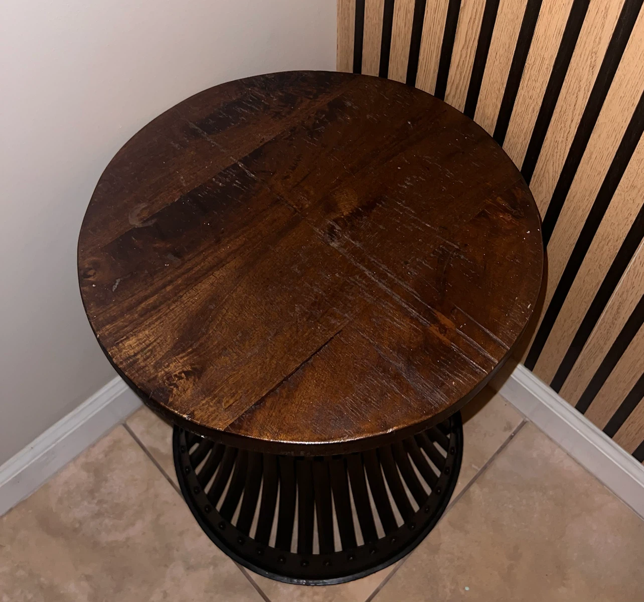Wooden Top Accent Table - photo 3