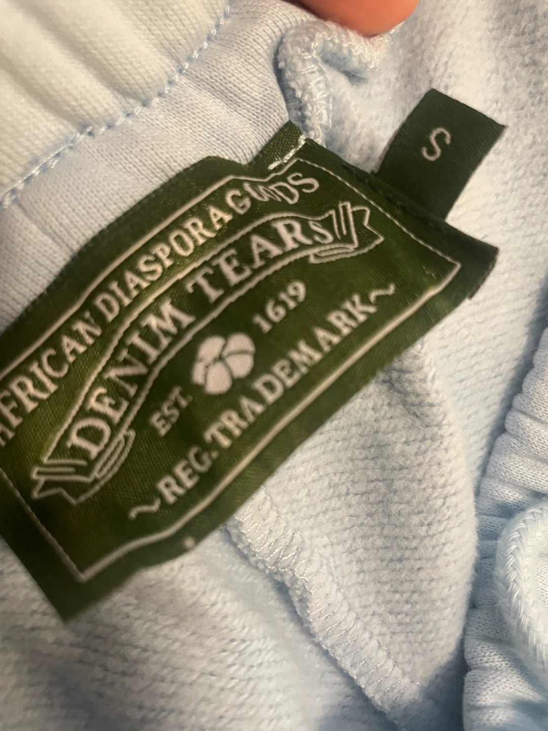 Denim Tears Light Blue Pants - photo 4