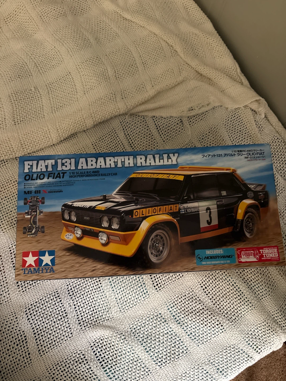 Tamiya Fiat 131 Abarth Rally 1/10 Scale RC Car