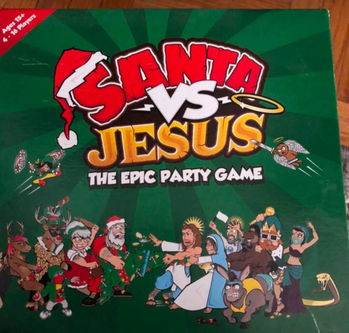 Santa vs Jesus The Epic Party Game