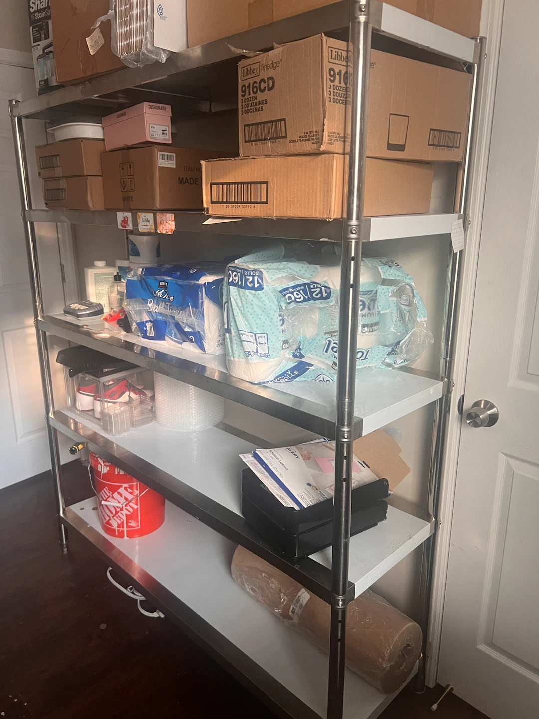 Stainless Steel Commercial Shelving Unit - photo 3