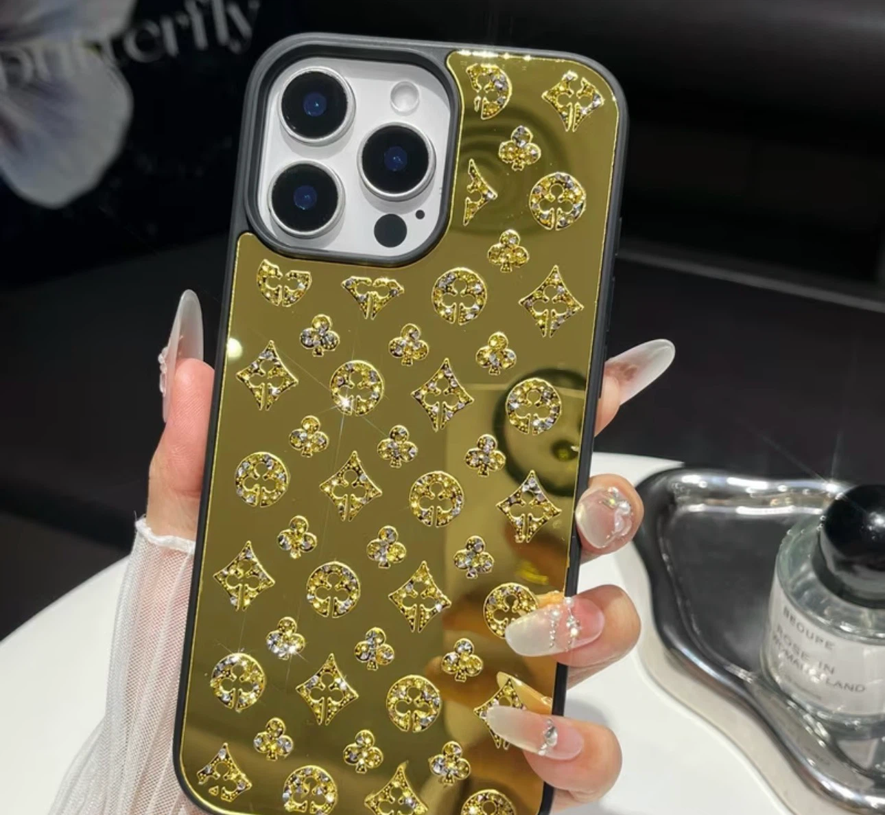 Gold Monogrammed 11 Pro Max Phone Case