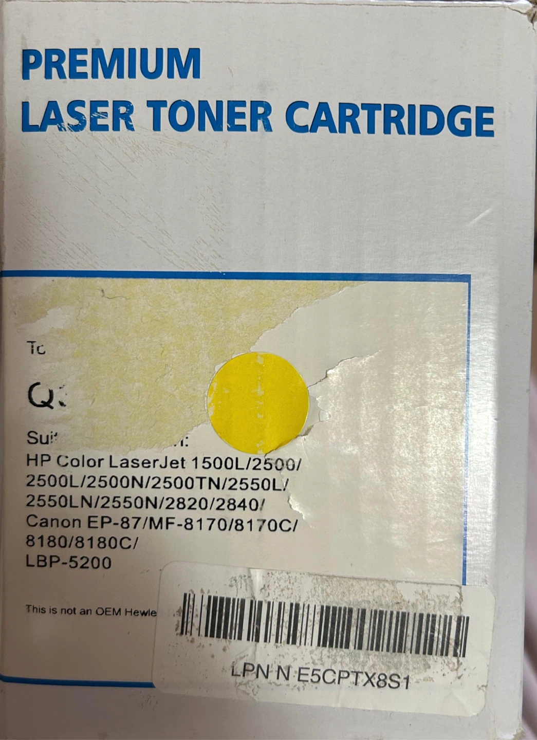 Variety of LCL Cyan Toner Cartridge 1.2K for HP/Canon Printers