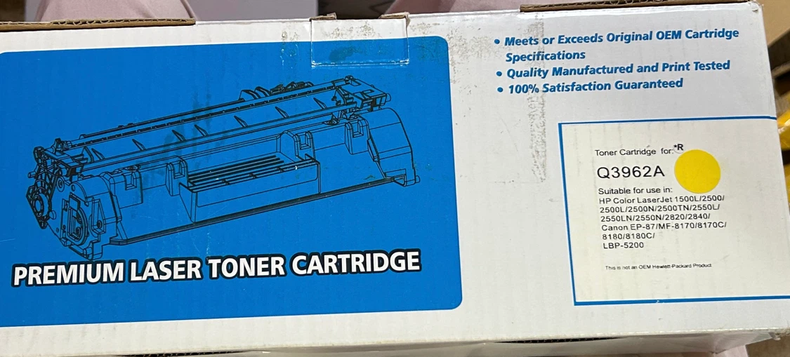 Variety of LCL Cyan Toner Cartridge 1.2K for HP/Canon Printers - photo 2
