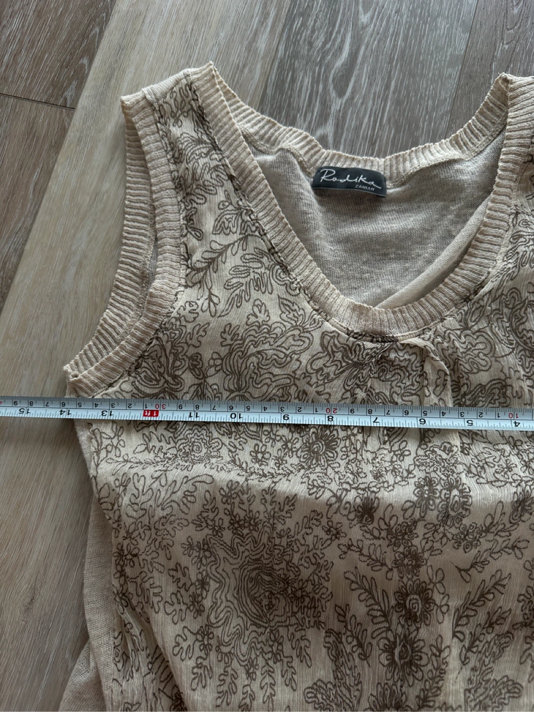Vintage Rodika Zanian Sleeveless Knit Top - photo 4