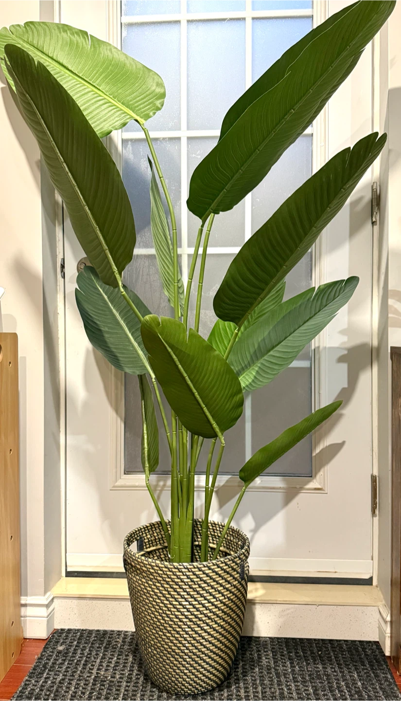 Artificial Bird of Paradise Plant in Basket
