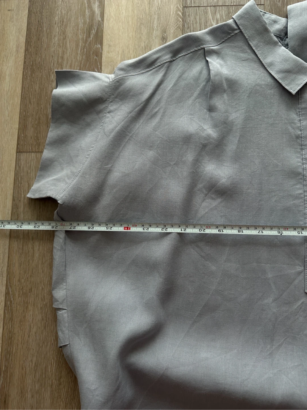 G&P Vancouver Blue Grey Oversized Button-Up Shirt - photo 3