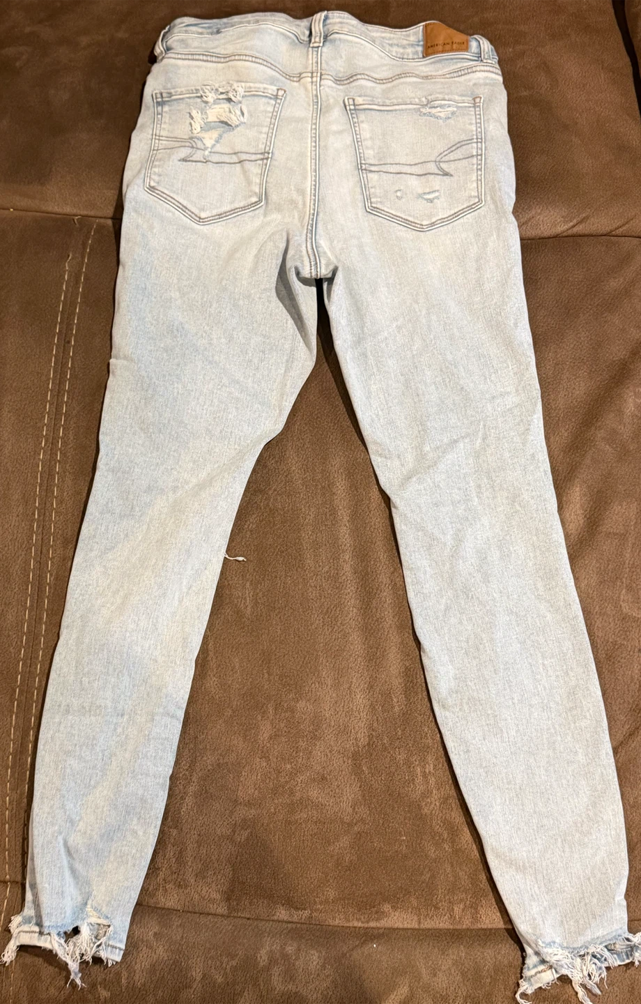 American Eagle Women's Light Wash Distressed Jeans - photo 2