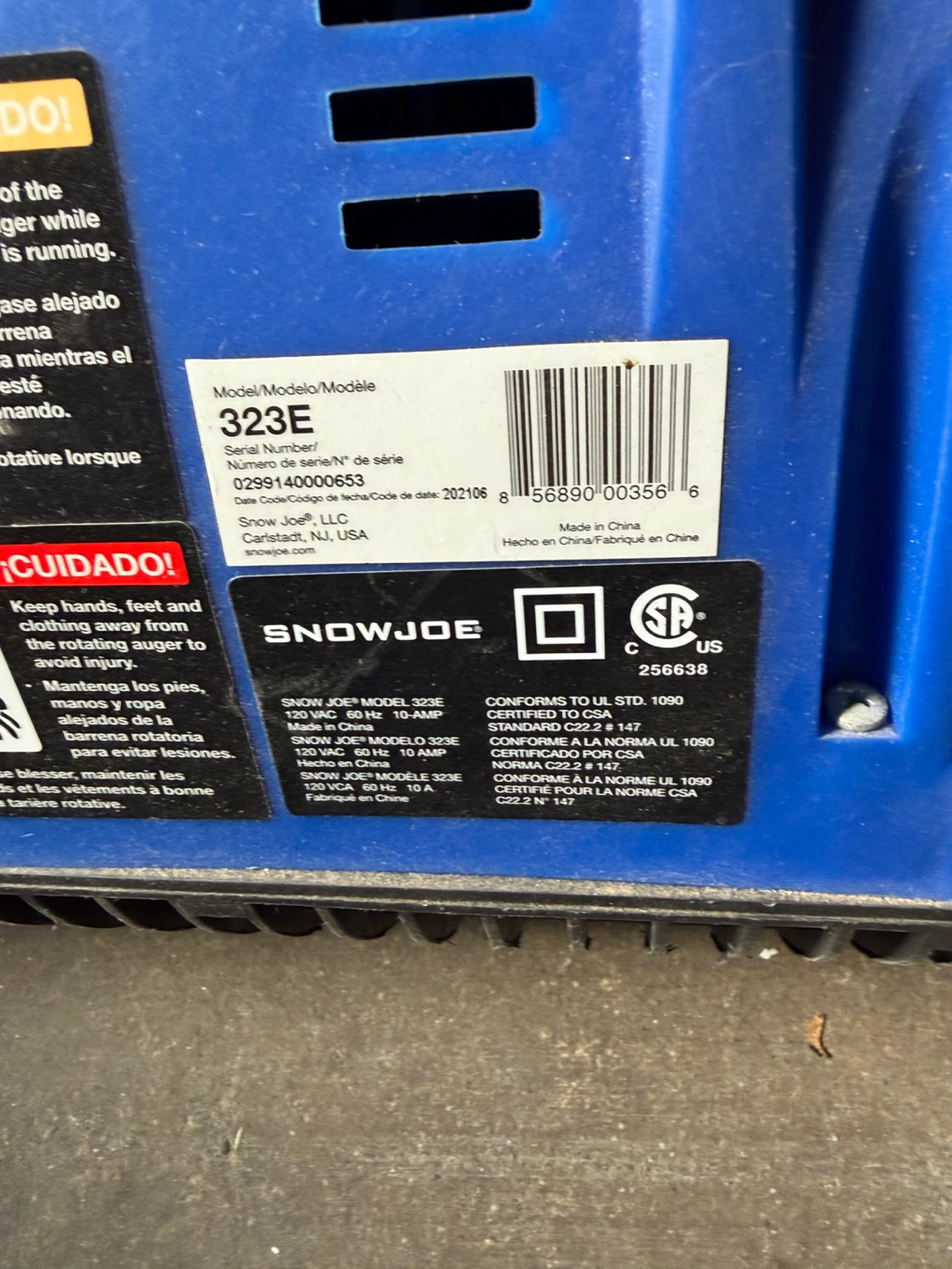 Snow Joe 323E Electric Snow Shovel - photo 2