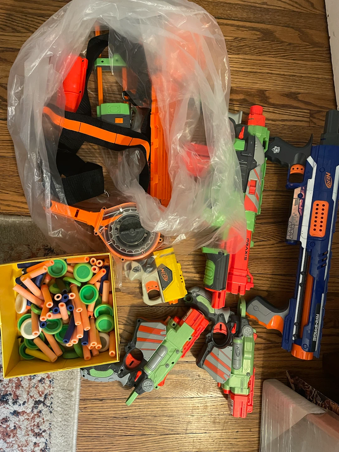 Nerf Blasters and Accessories Lot