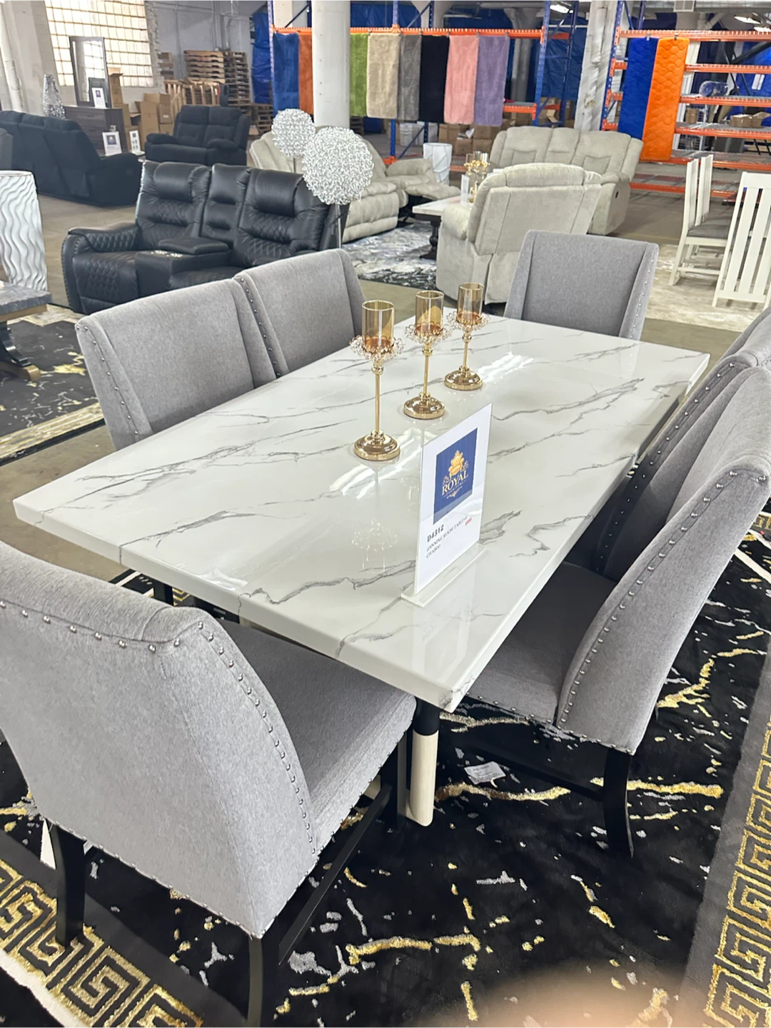 ROYAL Dining Table Set with 6 Chairs - photo 2