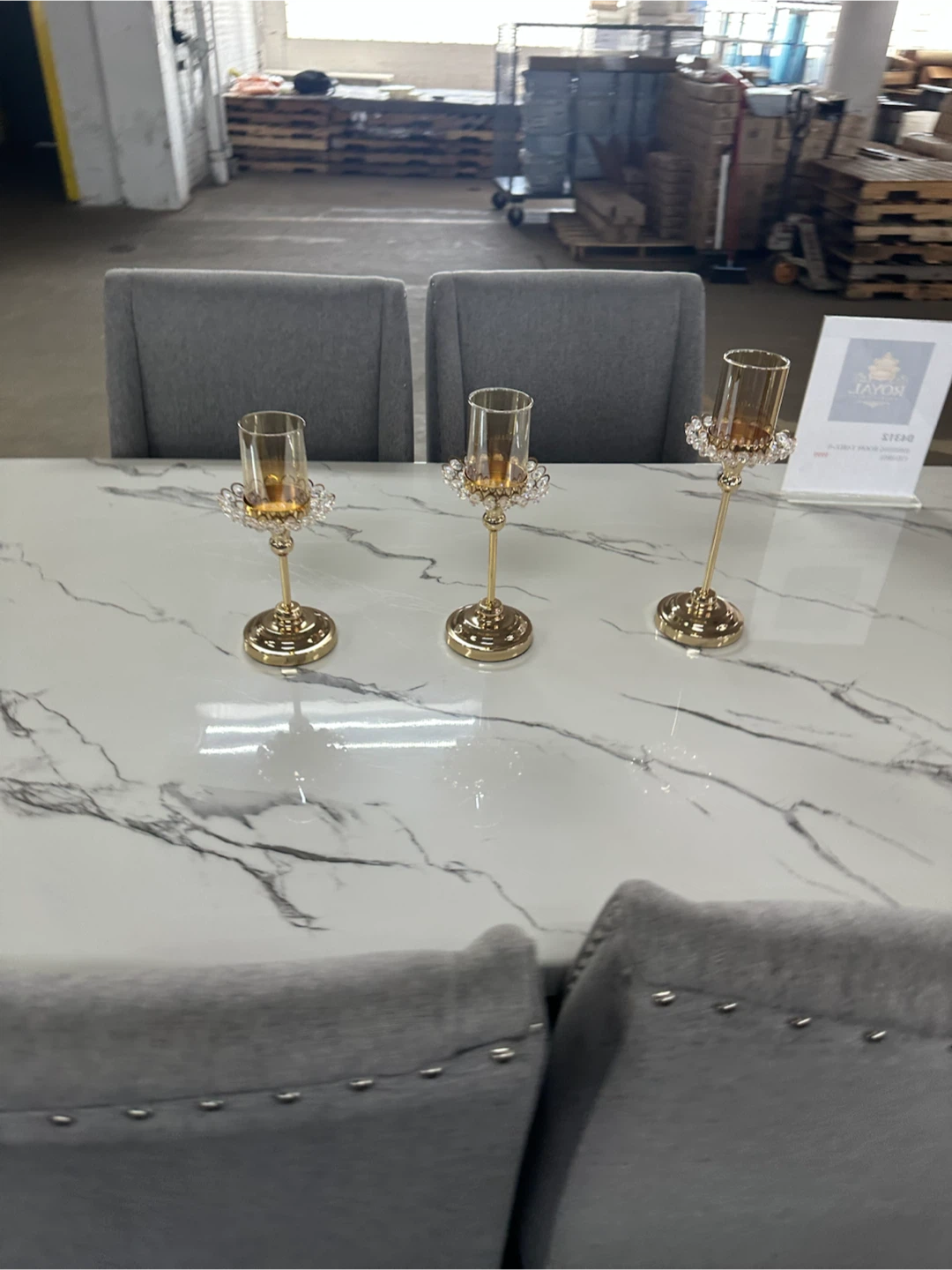 ROYAL Dining Table Set with 6 Chairs - photo 3